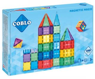 COBLO | Magnetická stavebnice Classic - 100 dílů