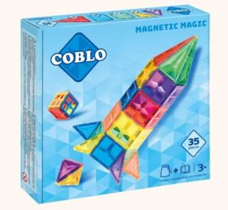 COBLO | Magnetická stavebnice Classic - 35 dílů