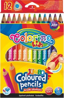 Colorino | Trojhranné pastelky JUMBO - 12 barev
