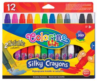 Colorino | Voskovky Silky 3v1, 12 barev