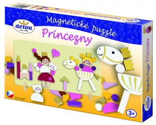 Detoa Magnetické puzzle Princezny