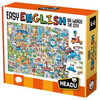 HEADU | Puzzle: 100 anglických slovíček - Město