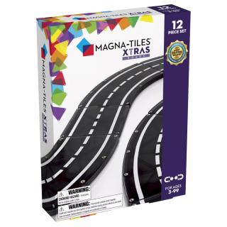 MAGNA-TILES® | Magnetická stavebnice Xtras Roads - 12 dílů