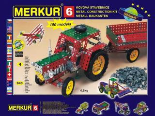 Merkur | Stavebnice Merkur 6 - 940 dílů, 100 modelů