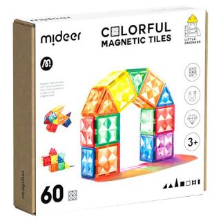 Mideer | Barevná magnetická stavebnice - 60 ks (verze 2023)