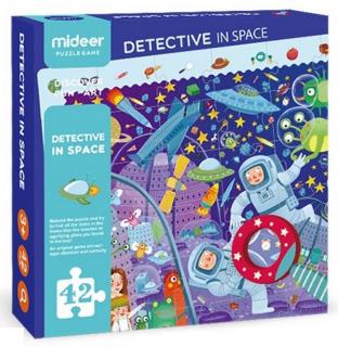 MiDeer Detektivní puzzle - Ve vesmíru - 42 dílků