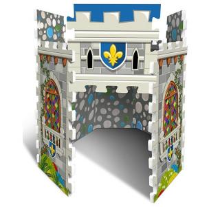 Stamp | 3D pěnové podlahové puzzle hrad - 14 dílů