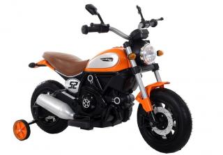 Dětská elektrická motorka Shadow oranžová