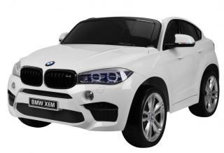 Elektrické autíčko BMW X6 M, 2 místné bílé