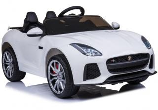 Elektrické autíčko Jaguar F-Type bílé