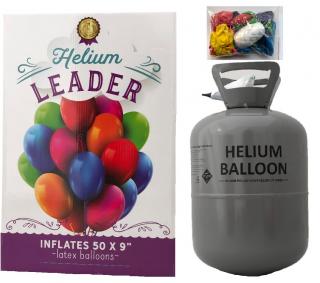 Helium do balónků s 50 balónky