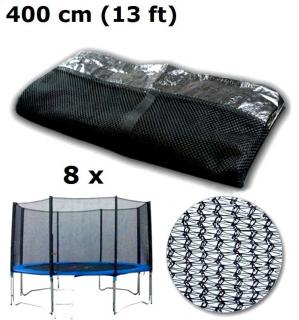 Ochranná síť na trampolínu 400 cm (13 ft) na 8 tyčí