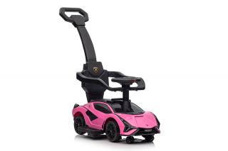 Odrážedlo Lamborghini Sian růžové