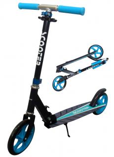 Velká skládací koloběžka Scooter R-sport modrá