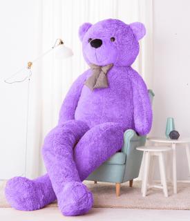 Velký plyšový medvěd Classico 300 cm fialový