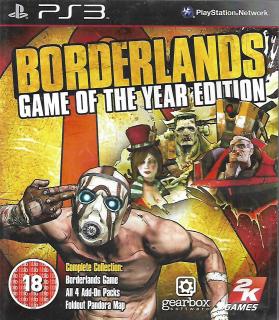 BORDERLANDS - GAME OF THE YEAR EDITION (PS3 - bazar)