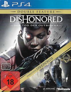 DISHONORED 2 + DISHONORED DEATH OF THE OUTSIDER (PS4 - BAZAR)