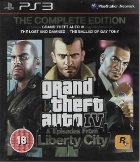 GTA 4 / GRAND THEFT AUTO IV & EPISODES FROM LIBERTY CITY (PS3 - bazar)
