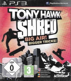 TONY HAWK SHRED - BIG AIR! BIGGER TRICKS! (PS3 - bazar)