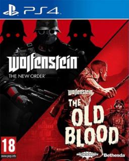 WOLFENSTEIN THE NEW ORDER + OLD BLOOD (PS4 - bazar)