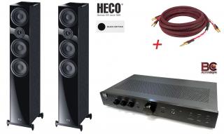 BC Acoustique EX-214 + Heco Aurora 700 BE + Dynavox Speaker Cable
