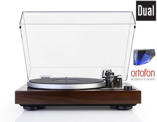 DUAL CS 518 + Ortofon Barevné provedení: ořech - walnut + 2M BLUE