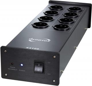 Dynavox HIFI Power Socket X4100  Vynikající poměr výkon / kvalita / cena Barevné provedení: černá - black