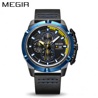 Megir RACING ML2062G-BK-1N2  TOP produkt, super sportovní hodinky