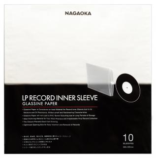 Nagaoka GLASSINE Paper LP Record Inner Sleeve