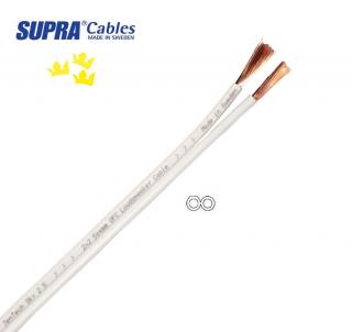 SUPRA by JenTech Sky 2x2.5  Nejprodávanější instalační kabel, 5N OFC, super cena, kvalita, provedení...MADE IN SWEDEN Barevné provedení - kabely: bílá…
