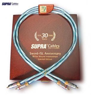 SUPRA SWORD ISL - Anniversary  Výkon kabelu Sword ve vztahu k ceně je nepřekonatelný. Délky kabelů: 0,8m