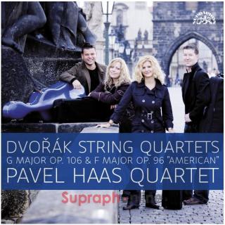 SUPRAPHON - Dvořák: Smyčcové kvartety G dur, op. 106 a F dur, op. 96  Americký  - Pavel Haas Quartet