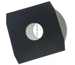 TESLA 12  LP Inner Sleeves black 80g angled Balení: 10ks