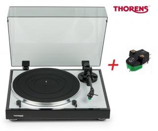 Thorens TD 402 DD + Audio-Technica AT VM95E  ++ gramo s bezkonkurenční cenou i kvalitou ++ Barevné provedení: černá - piano black
