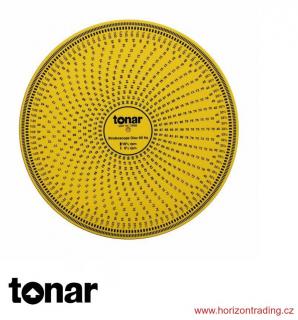 Tonar Yellow Acrylic Stroboscope Disc