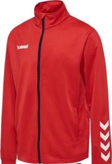 HUMMEL 105876-Mikina  hmlPROMO POLY SR. barva: 3946-červená/bílá, Velikost: M