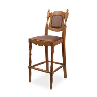 Dřevěná barová židle Carpati Varianta: Bílá