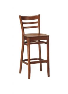 Dřevěná barová židle Kali Potah: Látka