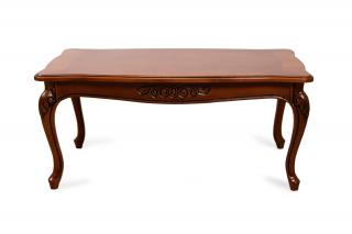 Konferenční stolek Mery Odstín dřeva: Bílá se zlatou patinou