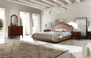 Luxusní manželská postel Noah Design čela: Čalouněné, Šířka postele: 160 cm, Typ: Hnědá