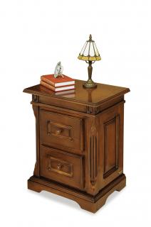 Luxusní noční stolek Mery Odstín dřeva: Ořech