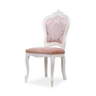 Luxusní židle CLARYCE Varianta: Bílá se zlatou patinou