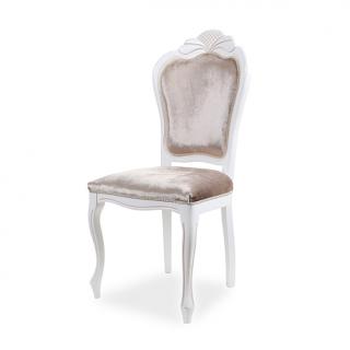 Luxusní židle ESCALA Varianta: Bílá se zlatou patinou