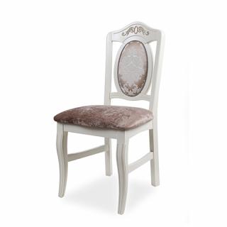 Masivní židle Aniela Varianta: Bílá s patinou