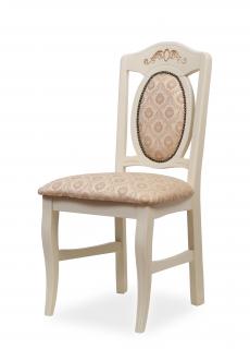 Masivní židle Aniela Varianta: Krémová s patinou