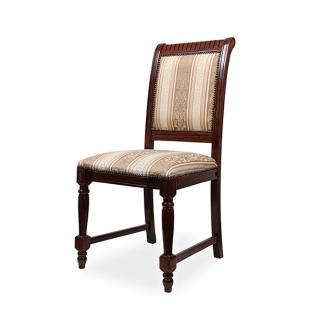 Masivní židle Mery Konstukce: S opěrkami, Potah: Gobelín/Kůže, Typ: Bílá