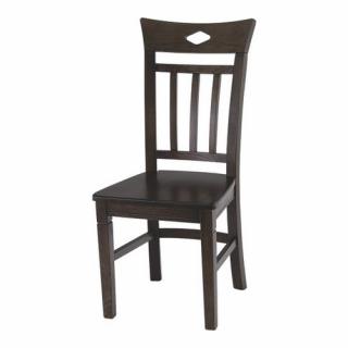Masivní židle NORMANDIE Varianta: Bílá s čalouněním