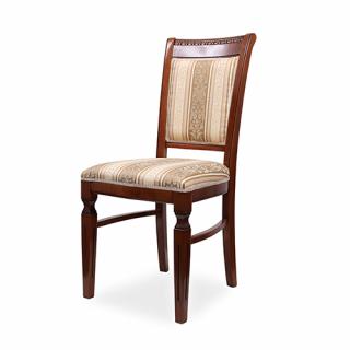 Masivní židle Valeria Potah: Gobelín/Kůže, Typ: Třešeň