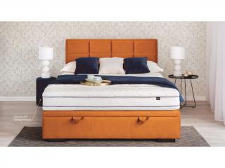 Moderní postel Choco (mnoho velikostních variant) Odstín postele: Potah skupiny I, Rozměr matrace: 160 x 200 cm, Úložný prostor: MEDIUM kostra bez…