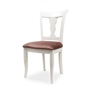 Moderní židle MALTA LIRA Potah: Bez čalouněných zad, Varianta: Bílá
